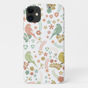 Case-Mate iPhone Case Shabby Birds & Branches Blanc