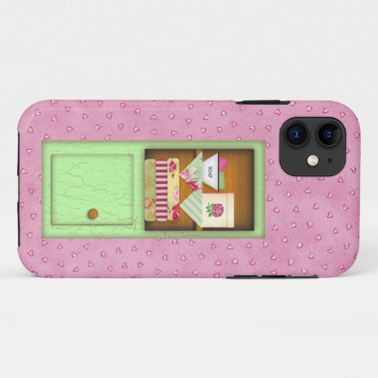 Coques Case-Mate iPhone Shabby Chic Hutch (Dos (Horizontal))