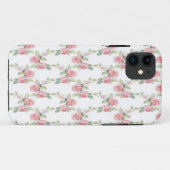 Coques Case-Mate iPhone Shabby Chic Rose Floral (Dos (Horizontal))