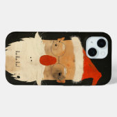 Coques Case-Mate iPhone Shabby Père Noël (Verso (horizontal))