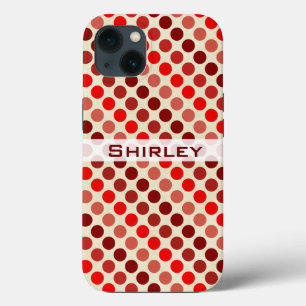 Case-Mate iPhone Case Shades of Red Pois par Shirley Taylor