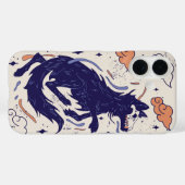 Coques Case-Mate iPhone Shadow Howl - Loup du crâne mystique (Verso (horizontal))