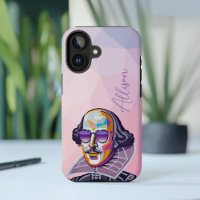 Shakespeare géométrique chic rose moderne