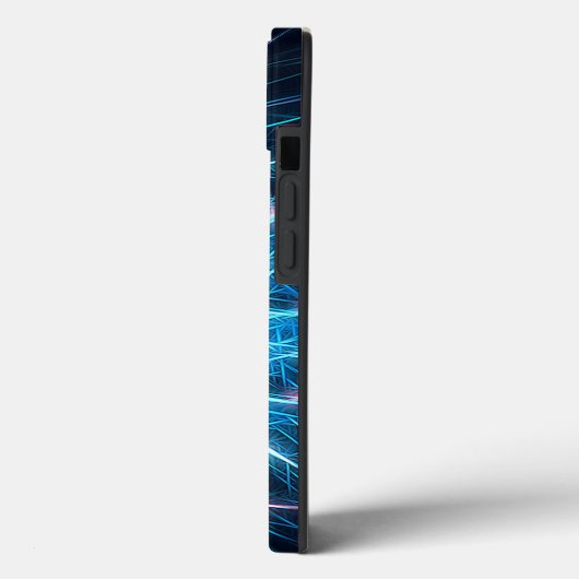 Coques Case-Mate iPhone Shalom Sur Coque-coque iphone Fractal Bleu (Verso / Gauche)