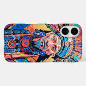 Coques Case-Mate iPhone shaman, sorcier, amulet, magie (Verso (horizontal))