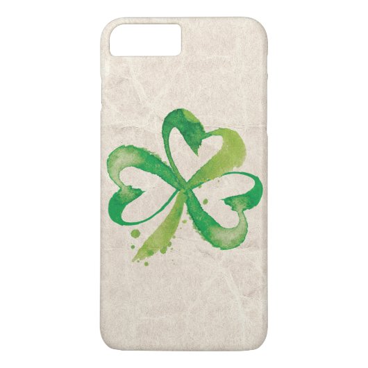 Coques Case-Mate iPhone Shamrock artistique (Dos)