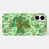Coques Case-Mate iPhone Shamrock Bagpipe (Verso (horizontal))