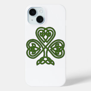 Coque Pour iPhone 15 Shamrock celte - Jour de la Saint Patrick