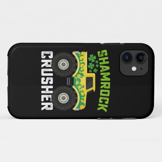 Coques Case-Mate iPhone Shamrock Croiseur Monster Camion St Patrick's Day (Dos (Horizontal))