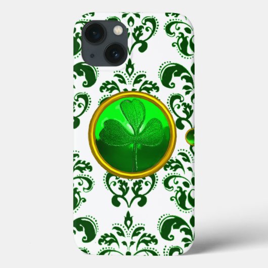 COQUES Case-Mate iPhone SHAMROCK DE LA JOURNÉE DE SAINT PATRICK AVEC DOMMA (Verso)