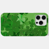 Coques Case-Mate iPhone Shamrock de la Saint-Patrick (Verso (horizontal))