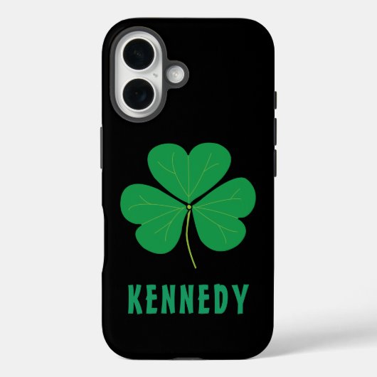 Coques Case-Mate iPhone Shamrock Green Clover Irlande Celtic Irish Nom (Verso)