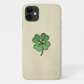 Coques Case-Mate iPhone Shamrock irlandais chic (Dos)