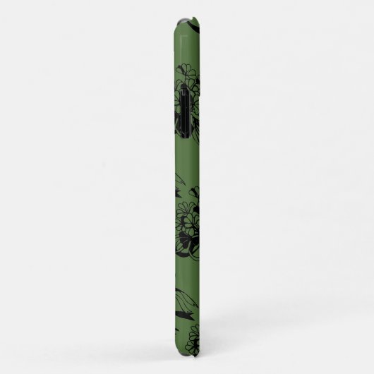 Coques Case-Mate iPhone Shamrock irlandais vert (Dos/Droite)