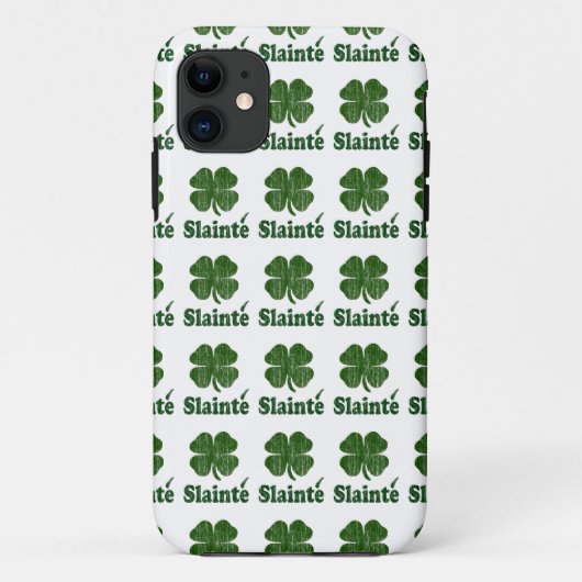 Coques Case-Mate iPhone Shamrock Slainte (Dos)
