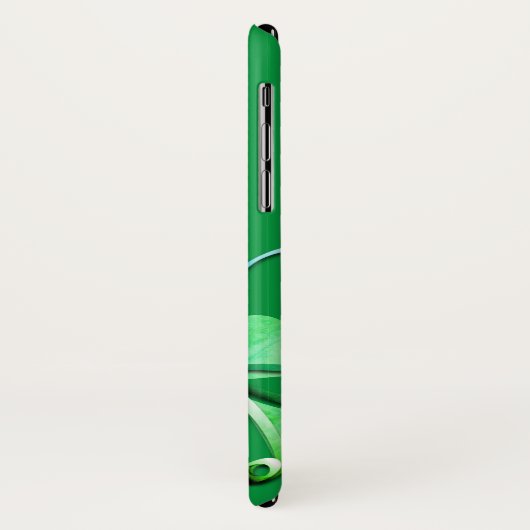 Coques Case-Mate iPhone Shamrock St. Patrick's W/Name (Dos/Gauche)