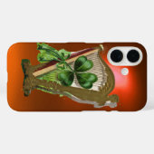Coques Case-Mate iPhone SHAMROCK VERT HARP orange (Verso (horizontal))
