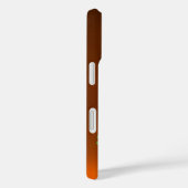 Coques Case-Mate iPhone SHAMROCK VERT HARP orange (Verso / Droite)