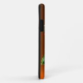 Coques Case-Mate iPhone SHAMROCK VERT HARP orange (Dos/Droite)