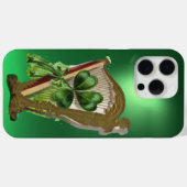 Coques Case-Mate iPhone SHAMROCK VERT HARP St Patrick Day (Verso (horizontal))