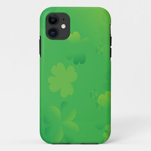 Coques Case-Mate iPhone Shamrocks brillants (Dos)