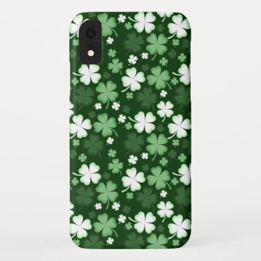 Coques Case-Mate iPhone Shamrocks de la Saint Patrick (Dos)