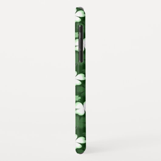 Coques Case-Mate iPhone Shamrocks de la Saint Patrick (Dos/Gauche)