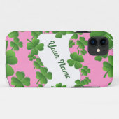 Coques Case-Mate iPhone Shamrocks personnalisés (Dos (Horizontal))