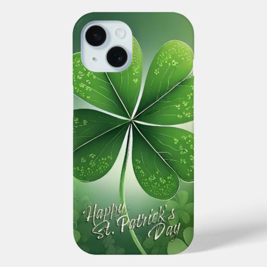 Coques Case-Mate iPhone Shamrocks verts Bonne St. Patrick's Day (8) c (Verso)