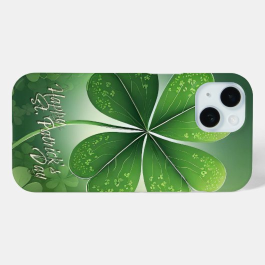 Coques Case-Mate iPhone Shamrocks verts Bonne St. Patrick's Day (8) c (Verso (horizontal))