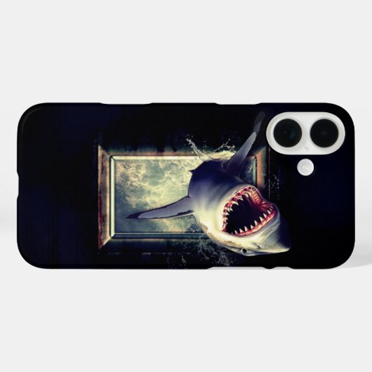 Coques Case-Mate iPhone Shark Art (Verso (horizontal))
