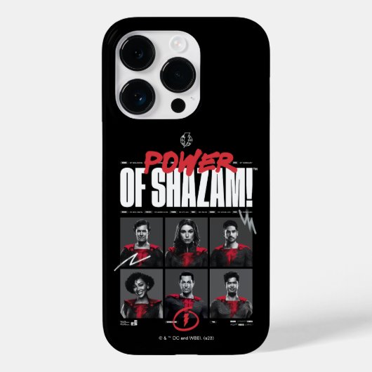 Coques Case-Mate iPhone SHAZAM ! Furie des dieux | Puissance du groupe SHA (Verso)