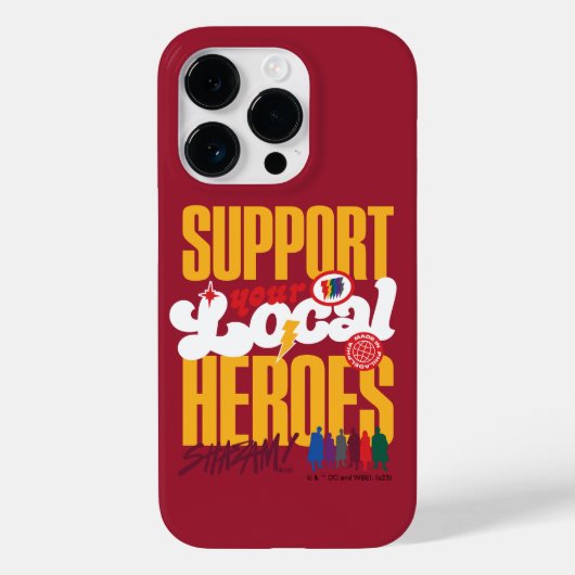 Coques Case-Mate iPhone SHAZAM ! Furie des dieux | Soutien aux héros locau (Verso)