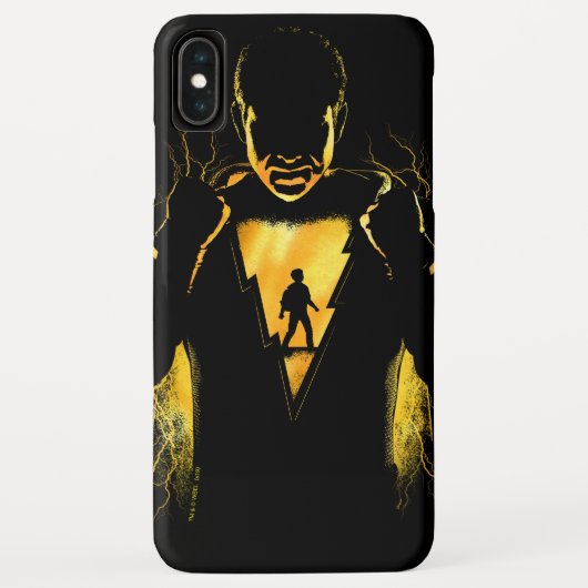 Coques Case-Mate iPhone SHAZAM ! | Shazam et Billy Lightning Silhouette (Dos)