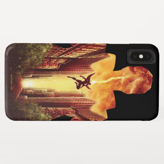 Coques Case-Mate iPhone SHAZAM ! | Shazam Sunset Silhouette (Dos (Horizontal))