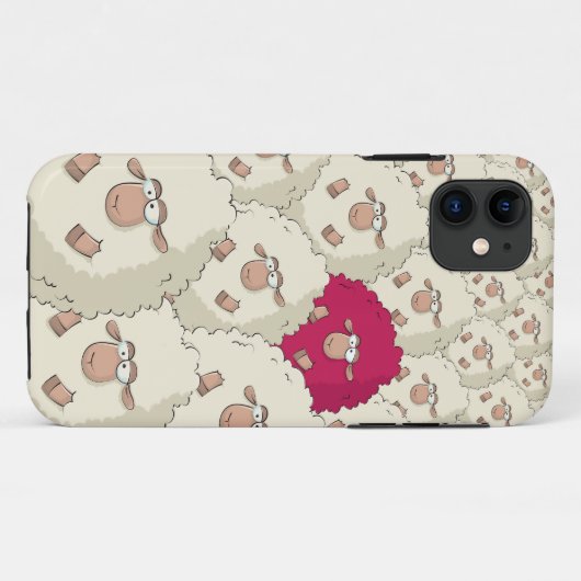 Coques Case-Mate iPhone Sheeps Motif (Dos (Horizontal))