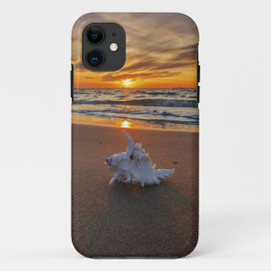 Coque Case-Mate Pour iPhone Shell à la plage à l'île du coucher du soleil