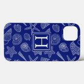 Coques Case-Mate iPhone Shell bleu lumineux modèlent | ajoutent votre (Verso (horizontal))
