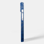 Coques Case-Mate iPhone Shell motif.04.w DBlue BG (Verso / Gauche)