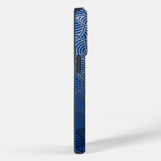 Coques Case-Mate iPhone Shell motif.04.w DBlue BG (Verso / Droite)