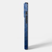 Coques Case-Mate iPhone Shell motif.04.w DBlue BG (Verso / Gauche)