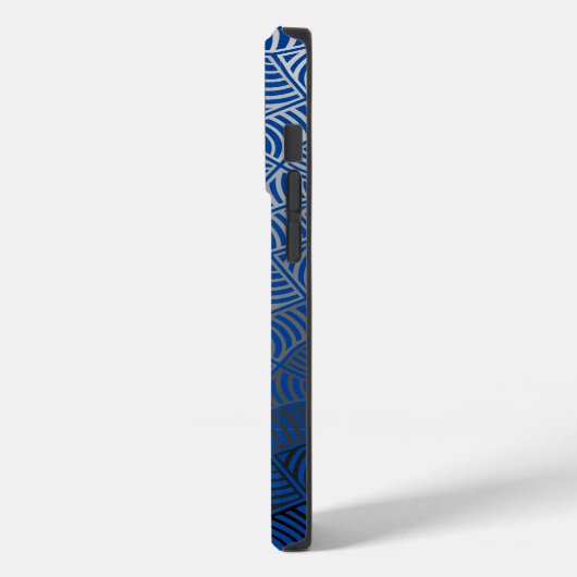 Coques Case-Mate iPhone Shell motif.04.w DBlue BG (Verso / Gauche)