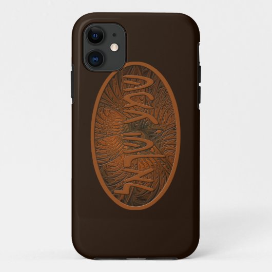 Coques Case-Mate iPhone Shema en bois sculpté Yisrael (Dos)