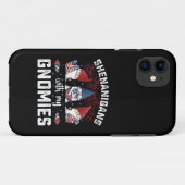 Coques Case-Mate iPhone Shenanigangs Avec Mes Gnomies 4 juillet Usa (Dos (Horizontal))