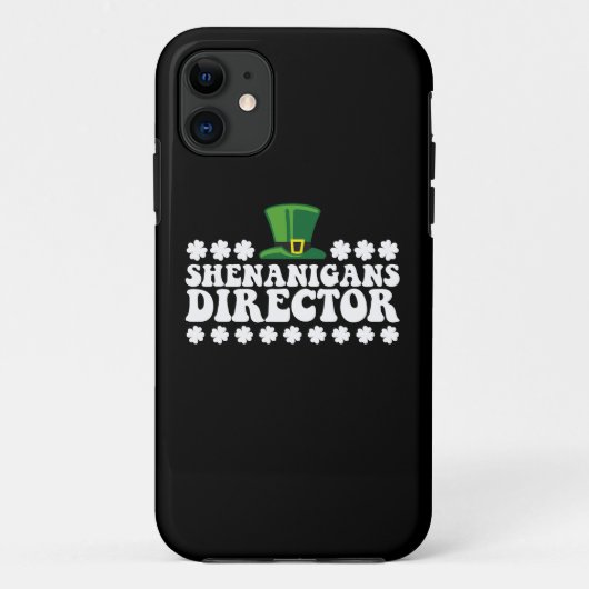 Coques Case-Mate iPhone Shenanigans Directeur Super St Patrick's Day Irlan (Dos)