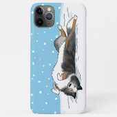 Coques Case-Mate iPhone Shetland Sheepdog Blue Merle Shelter Dog Holiday (Dos)