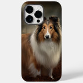 Coques Case-Mate iPhone Shetland Sheepdog Halloween effrayant (Verso)