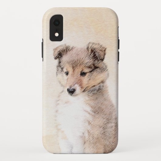 Coques Case-Mate iPhone Shetland Sheepdog Puppy Peinture Chien original ar (Dos)