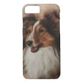 Coques Case-Mate iPhone Shetland Sheepdog Sheltie sourire (Dos)
