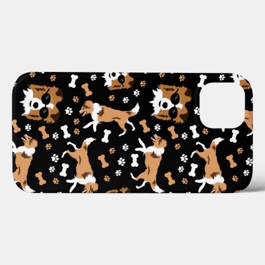 Coques Case-Mate iPhone Shetland Sheepdogs Shelter Motif chien mignon Coqu (Verso (horizontal))